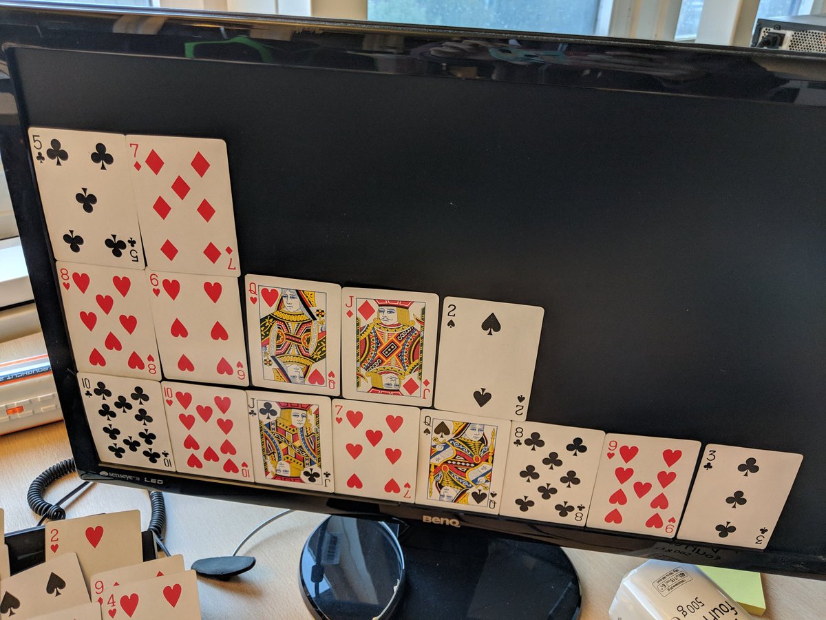 Spirou333's tweet photo. When after an exhausting day, working on your IPA, you are left alone in the #office this may happen to #coworkers that never wait for you.
Sadly i was to bad for a huge #cardhouse. https://t.co/MopS3gW2iX