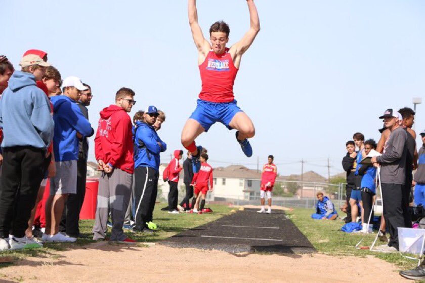 WestlakeNation on Twitter "Mason Mangum flies into the Area Track Meet