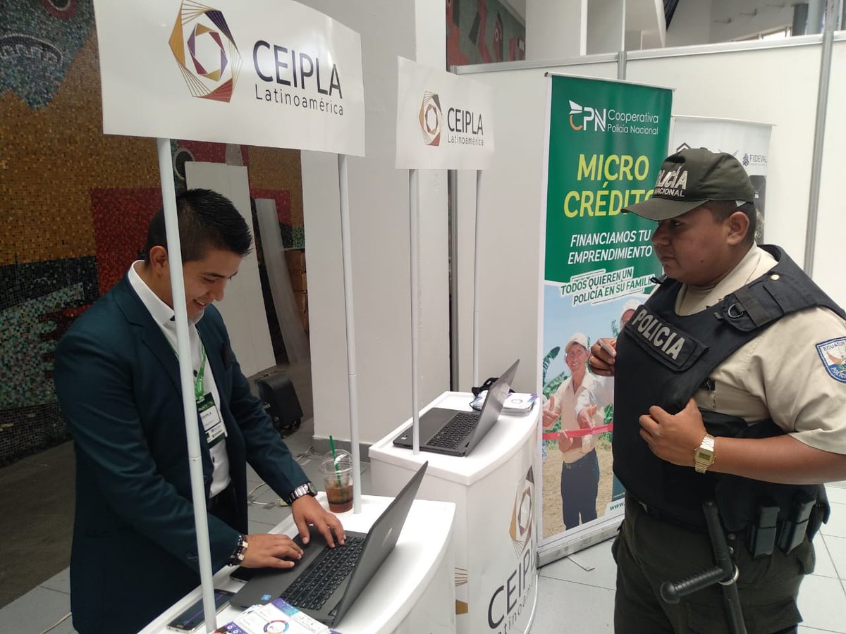 ceipla_latam's tweet photo. 😎¡Ya estamos en @ecuatextilec, la feria de textiles más grande de #Ecuador! ¡Pregúntanos sobre créditos productivos, capacitaciones, plataformas de comercio y más! Estamos ubicados en la entrada, visita nuestro stand. Más info: https://t.co/vSfdsHt9hF

#Ecuatextil #Guayaquil https://t.co/PPwizBr8Gb