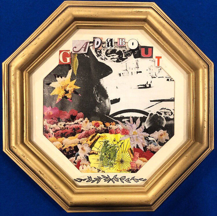 dada_punk's tweet photo. “Gadabout”
3”-sided octagonal analog paper collage https://t.co/pbbv1r42a7
