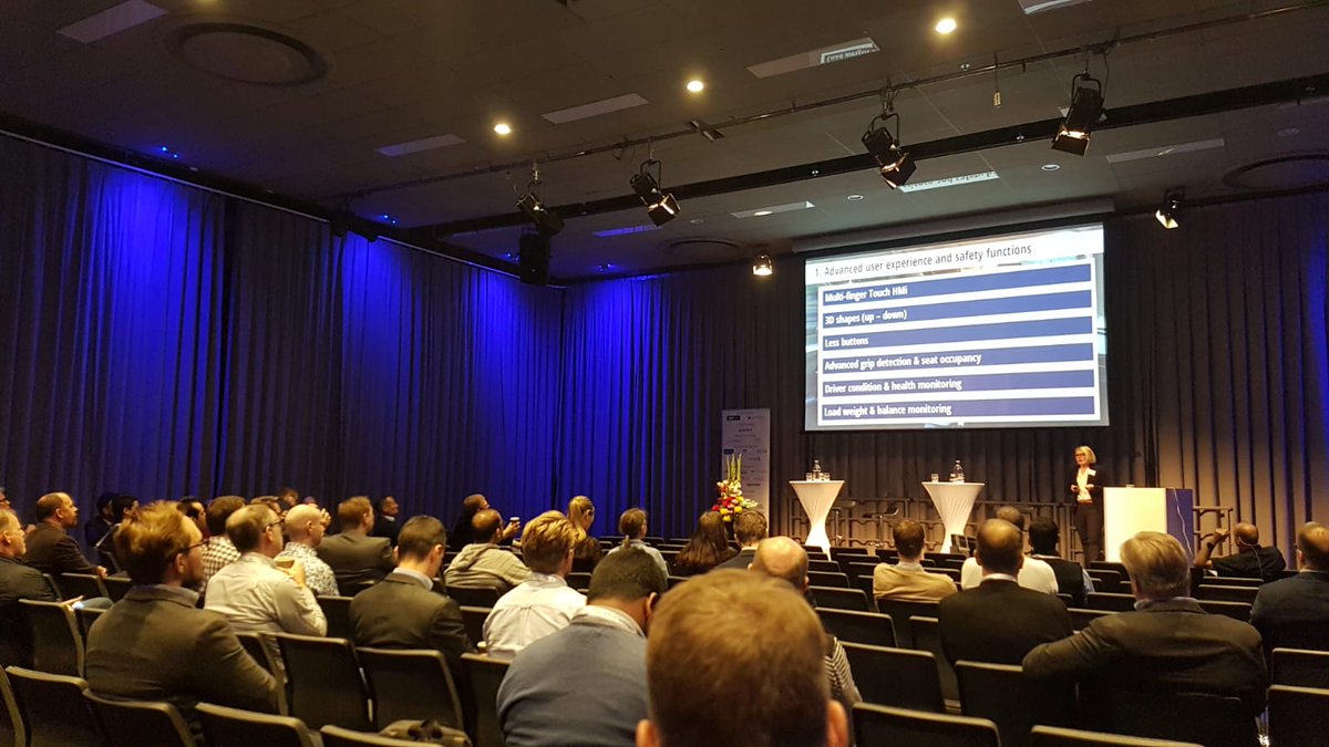 salonen_jouni's tweet photo. Tytti Julkunen of Forciot giving speech how stretchable electronics with advanced algorithms will enable new opportunities in automotive industry #vecs2019 #futurewithfinland @FORCIOTltd https://t.co/FtGF9IAawb
