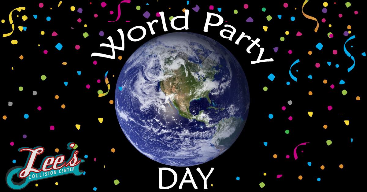 Looking for an excuse to have a party? Well today is the perfect day for today, is World Party Day! Enjoy life and celebrate this synchronized, world-wide day of partying.

#HappyWorldDay #Leescollision #autobody #collisionrepair #partyday #autobodyrepair  #collisioncenter