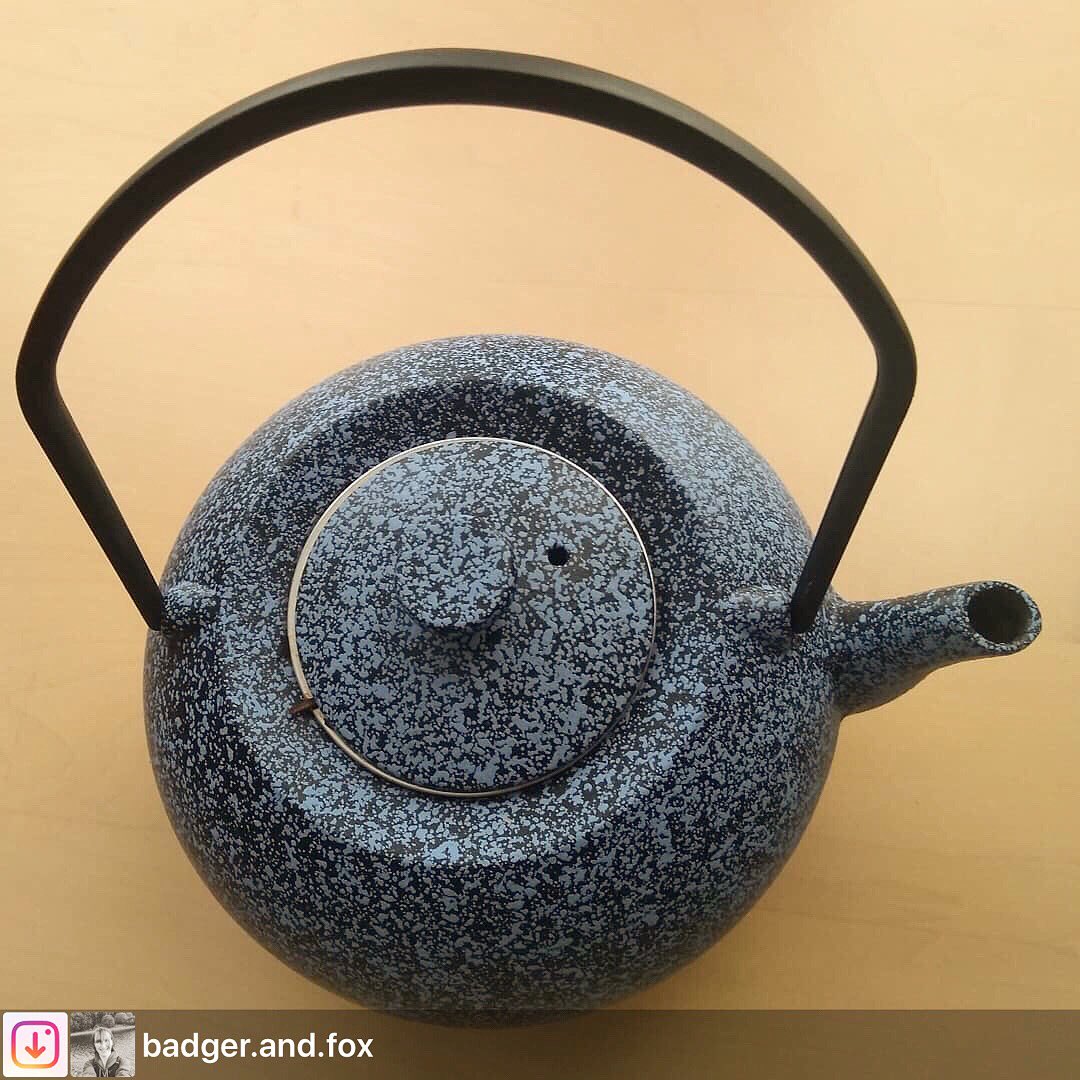 roseveartea's tweet photo. #Repost from @badgerandfox. New teapot! Robust, practical, built to last, cast iron. But who says functional can't be beautiful too?
@roseveartea
#tea #teapot #functionalbeauty #castiron #builttolast #teaedinburgh #edinburghtea https://t.co/jb9VtaoTlY