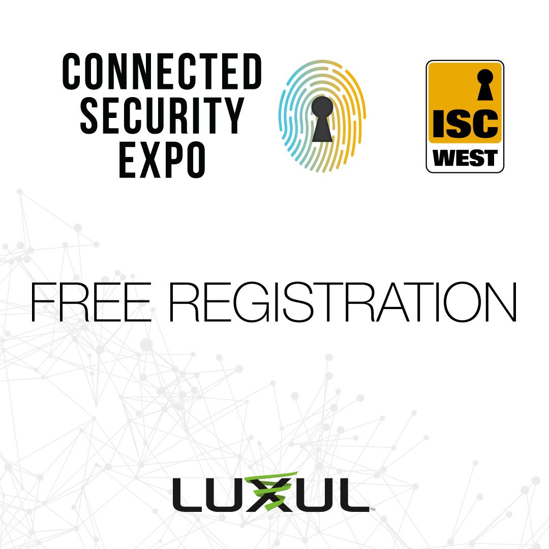 LuxulCorp's tweet photo. In one week, we'll be excited to see you at booth 29098! #ISCWest2019
Follow link for free registration!
π https://t.co/z6ZzRqttTa π
#luxul #legrand #tech #news #ISC #ISCWest #business #av #CEPro #residentialsystems #avtweeps #avpros #thetechrep #wifi #IBS #ISE #CEDIA #CES https://t.co/SeaSo1XTBD