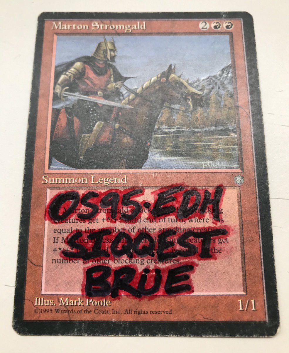 PitcastPod's tweet photo. The Weirding (is the Hardest Part): an OS95-EDH battle report now up over at https://t.co/JK3fjvOsSC.
#oldschoolmtg #OS95 #EDH #lordsofthepit #chicagooldschool #btfooc https://t.co/E9HFS6Ua3Q