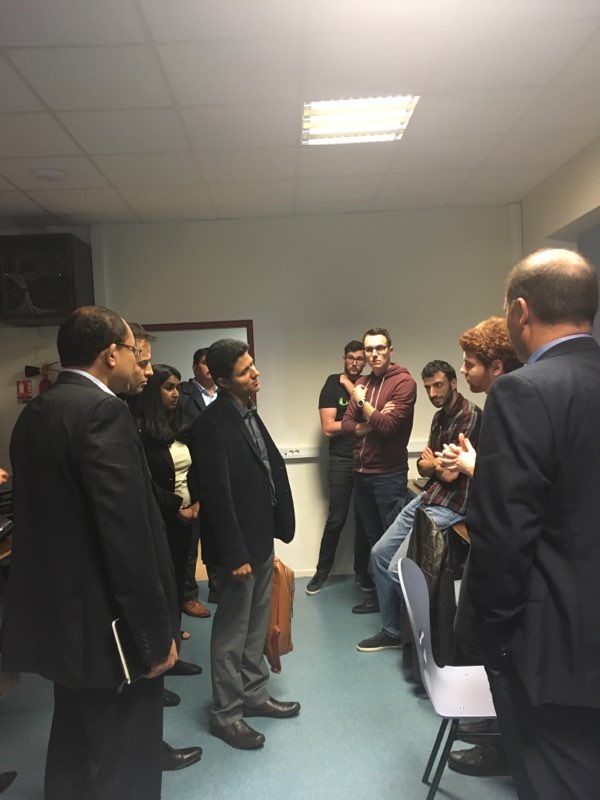 imerir's tweet photo. Visite de la Délégation Indienne à @imerir et sur le campus #SudFormation et découverte de la plateforme technologique @OrlesValley @devpmi @cciperpignan - स्वागत | welcome | bienvenue aux startups @Qikcircle @Smedapati from https://t.co/hnb1jxOOyI and #byneri Singapore https://t.co/jfQXCpzZCz
