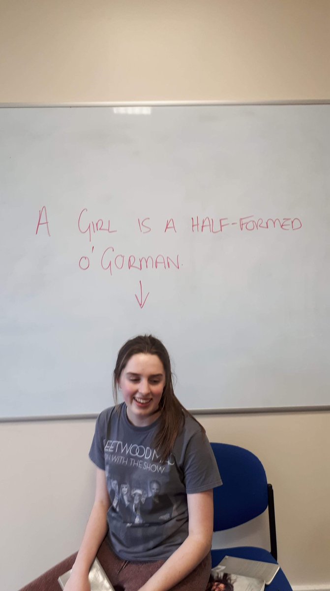 HalfFormedNNT's tweet photo. two weeks until NSDF and the quality of the rehearsal room humour is starting to wane #BePartOfSomething #NSDF #NSDF19 https://t.co/UBWB6AOmTQ