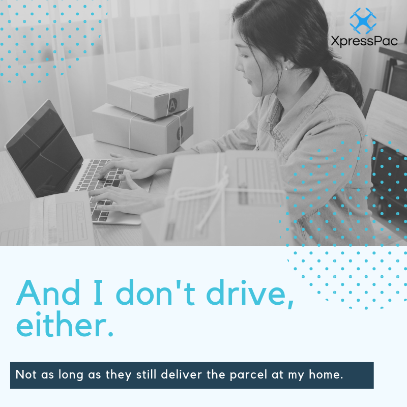 XpressPac's tweet photo. "And I don't drive, either. Not as long as they still deliver the parcel at my home."
.
https://t.co/pKzSgExjXn
.
#UrgentDelivery #HoustonToAustinSameDayDelivery #HoustonToDallasSameDay 
#HoustonToSanAntonioSameDay #HoustonToSanAntonioSameDayDelivery https://t.co/yU16emhSTW