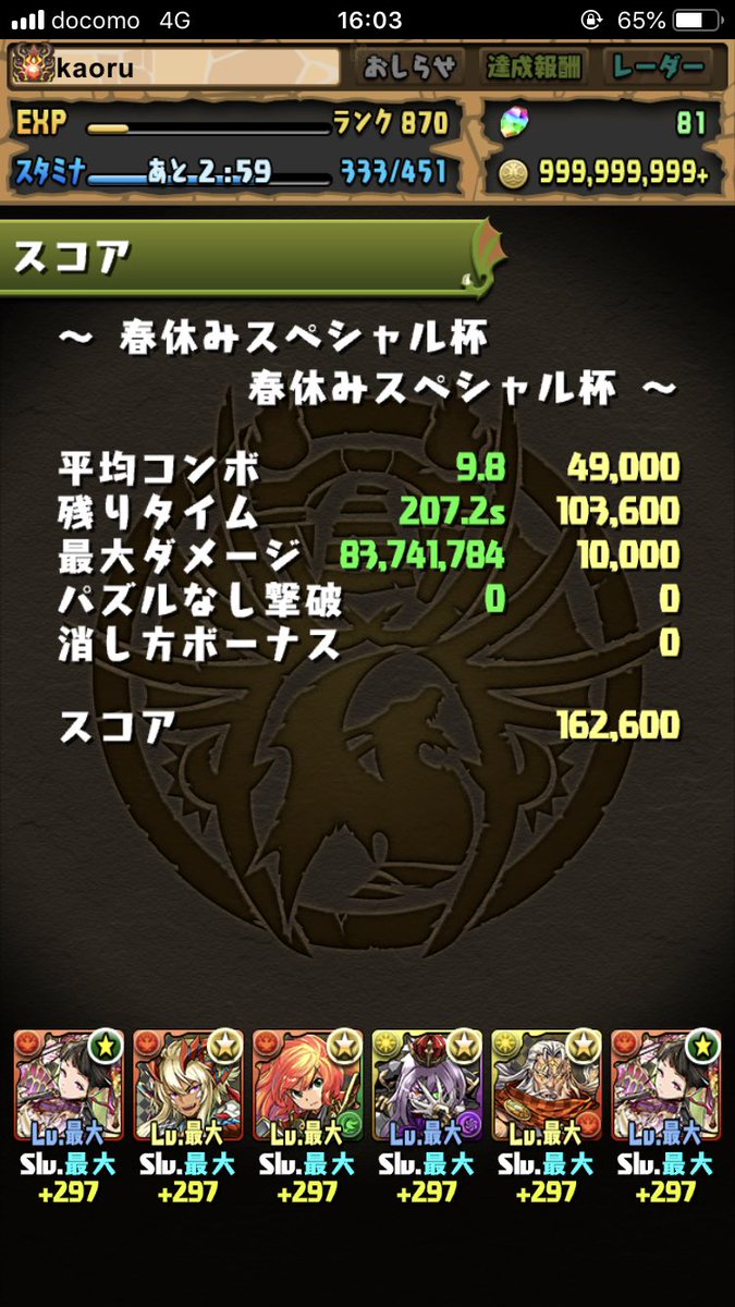 TZK_PZDR's tweet photo. これくらいのスコアがバカみたいに出る… https://t.co/kvbhl9LSJh