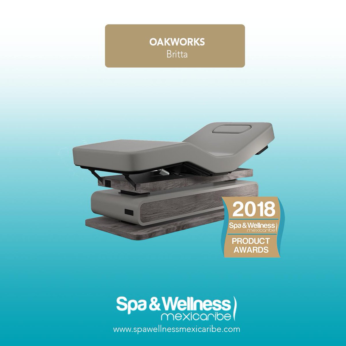 SpaWellMex's tweet photo. @Oakworks Britta - a low-height spa table that combines its design with state-of-art technology. Configure and customize it to your brand’s decor

https://t.co/WsfwgpluQC

#spa #spatable #wellness #treatment #bienestar #massage

Read #SpaWellnessMexiCaribe
https://t.co/IZtFLqJsP6 https://t.co/ca7kDobGKg