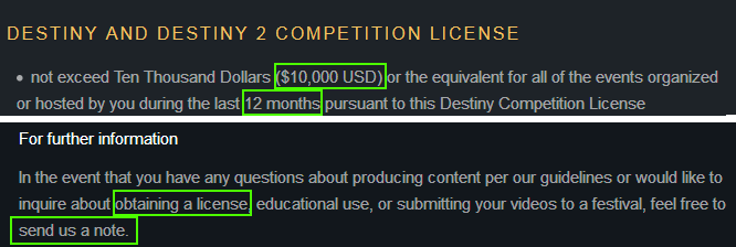 D2EsportsEvents's tweet photo. This year, the $10k 💵will limit us.

For days I've been trying to figure out how to contact @Bungie to get an enhanced tournament license. 🏆

How can we reach you? @BungieHelp 

@DeeJ_BNG @Cozmo23 @A_dmg04 https://t.co/vFmj6qT2n0