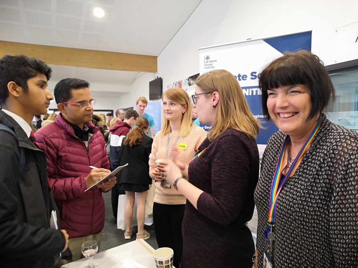 Lots of interest in <a href="/UKAEAApprentice/">UKAEA Apprenticeship</a> and <a href="/UKAEA_Graduates/">UKAEA Graduates</a> at the Aspirations eveninh at Royal Latin school in Buckingham this evening #STEM #earlycareers #graduates #apprenticeships @fusionenergy