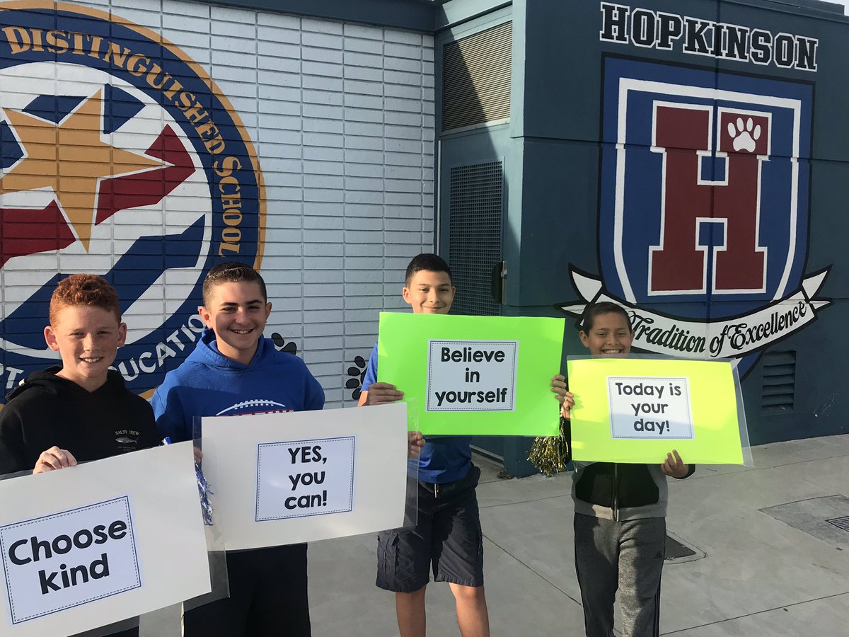 HopkinsonHusky's tweet photo. Spreading Kindness at Hopkinson! https://t.co/1lGng3gaNd