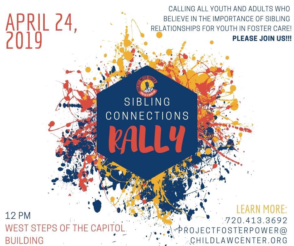 Mark your calendars, bring a friend, and come out to use your voices and support sibling connections in foster care! We need to see you! #rally #makingchange #beingloud #youthorganizing #fosteryouth