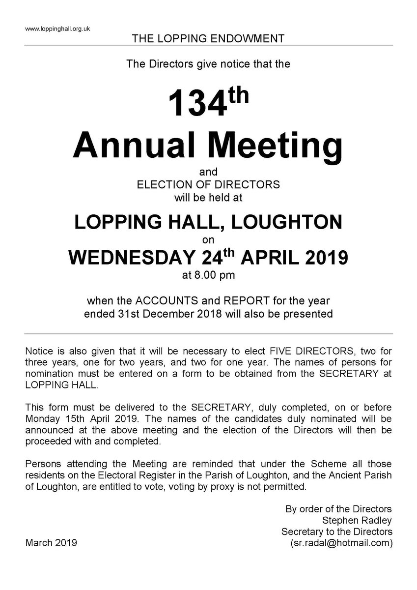 Lopping Hall tweet media