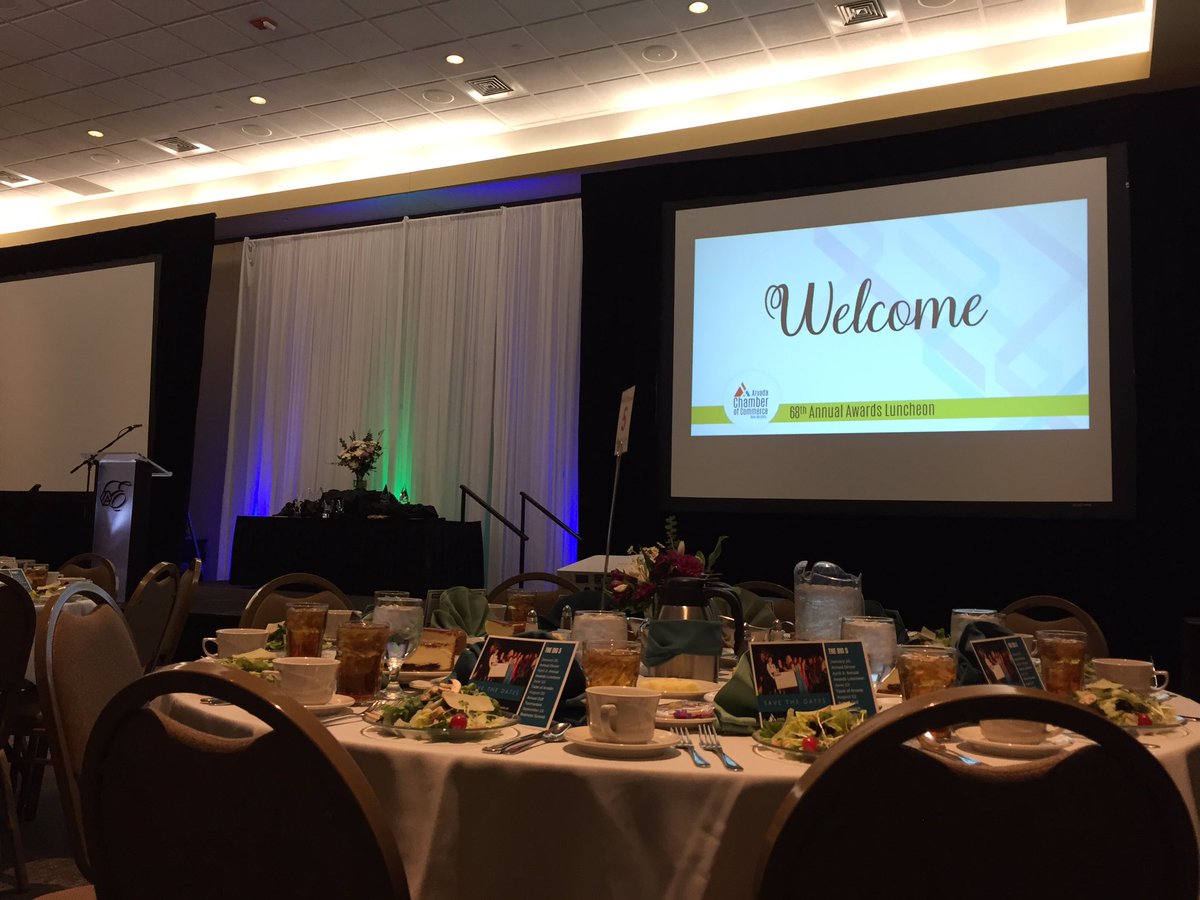 ArvadaChamber's tweet photo. We are thrilled to present our 68th Annual Awards Luncheon today! #ArvadaPride https://t.co/EFklHBfEzV