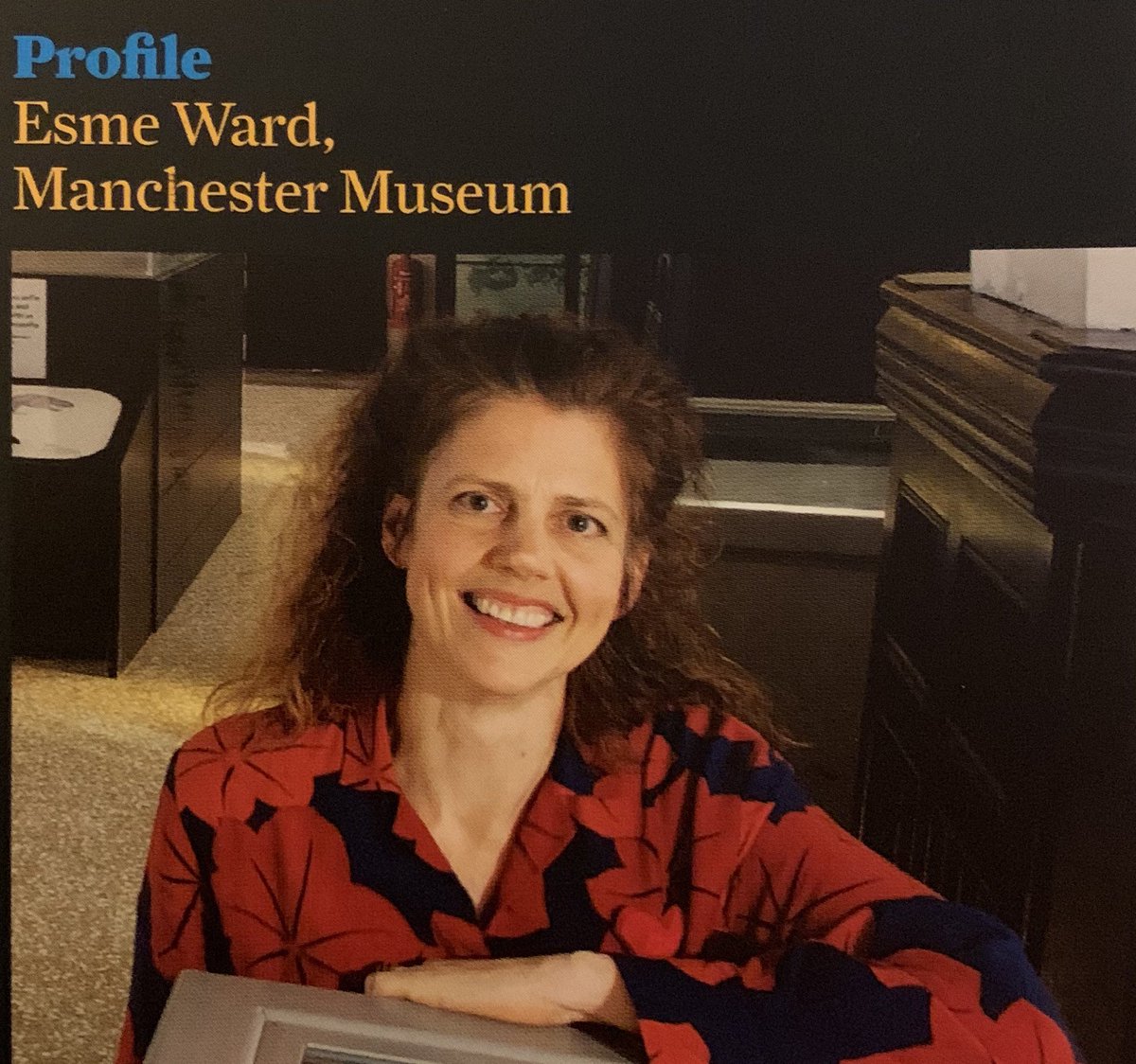 ArchaeoManc's tweet image. Museums as empathy machines: great to see Esme Ward, Director @McrMuseum on the front cover of this month’s #MuseumsJournal and profile and interview about the Museum’s ambitious and exciting  #MMhellofuture project, with honourable mention of #MMChina gallery.