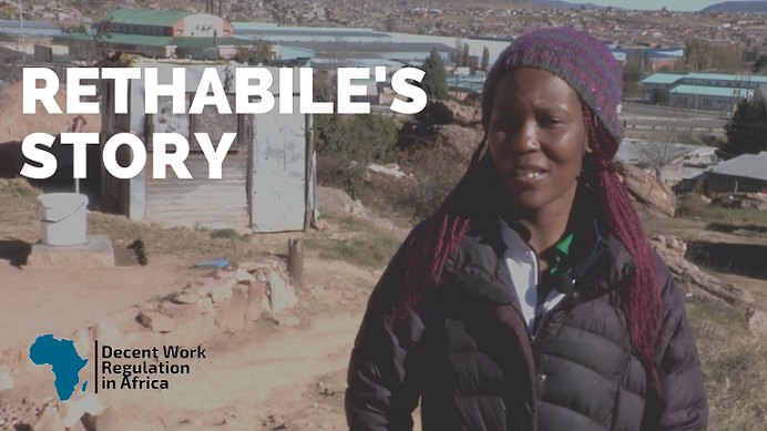 UnacceptableFoW's tweet photo. Story on our new short film: Rethabile’s Story. On working life in the Lesotho garment factories, challenges to effective labour rights, and DWR-Africa - a collaboration with @nul_roma @UctLaw and @YorkU_SHRM @GCRF @ESRC. Film by @DreamscopeTV: https://t.co/yojsKMUStz. https://t.co/gDF0jxk1Rm