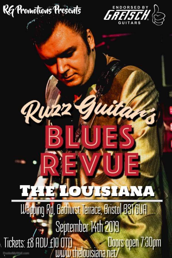 September 14th at @LouisianaBris 

@gretsch @GretschUSA @gigsbristol @whatsonbristol #blues #WednesdayWisdom #SupportNewBands