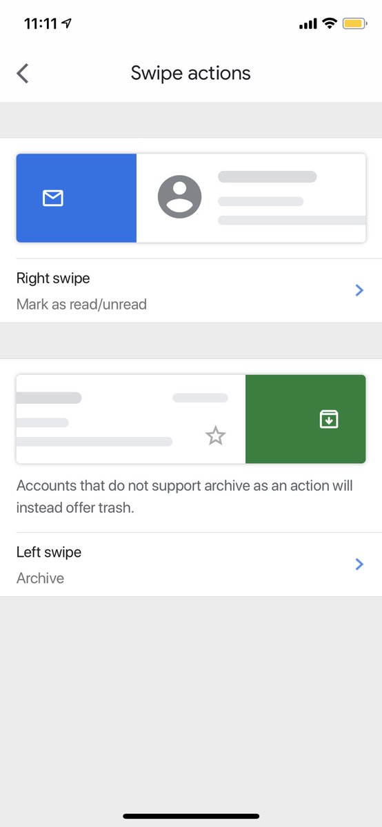 test Twitter Media - Wow! Love this new Swipe action control in @gmail App for #iOS! This is how I configured, what about you? https://t.co/w7tPyesBwW