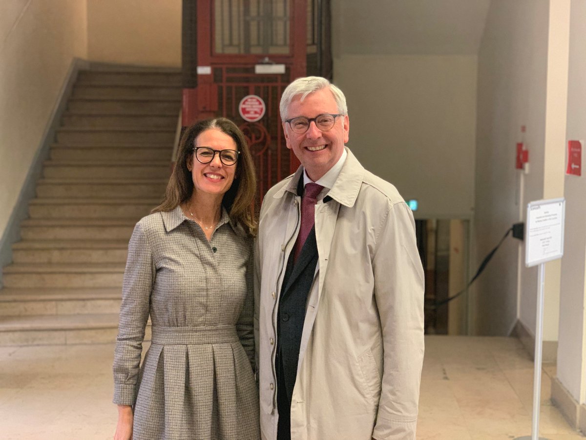 With Sciences Po VP for Intl Affairs Dr Vanessa Scherrer