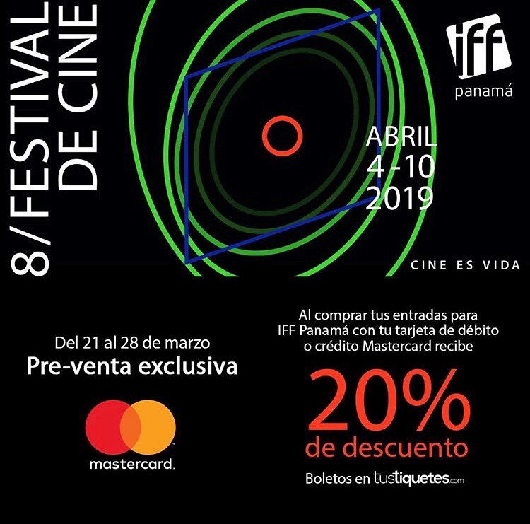 Mañana inicia la octava edición de #IFFPanama, del 4 al 10 de abril con más de 50 cintas de América Latina.

#SertvPanama