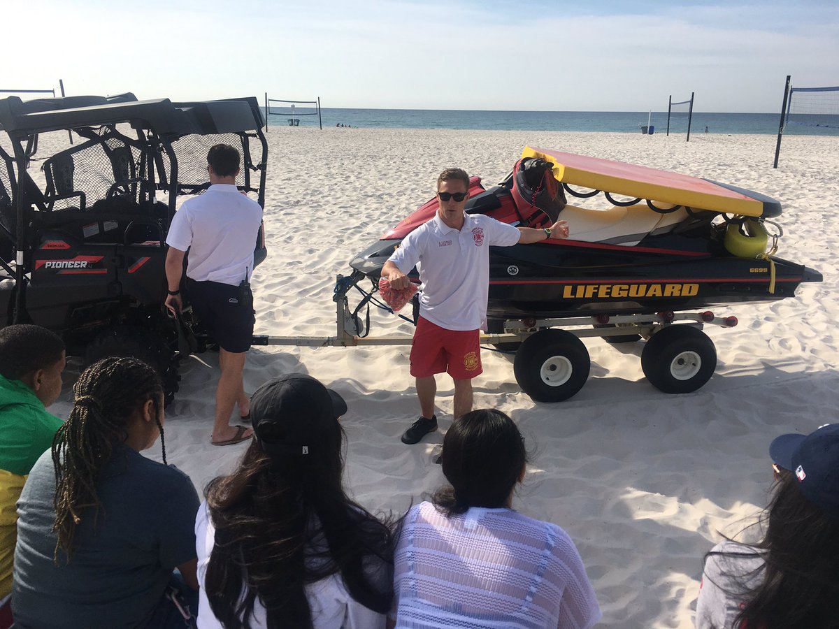 We are so excited to present Molly’s Patrol with a donation from  <a href="/PVHigh/">Pinson Valley High School</a> FCCLA and HOSA! They do such great work and we learned a ton about beach and gulf safety. <a href="/JEFCOCareerTech/">JEFCOED Career Tech</a>