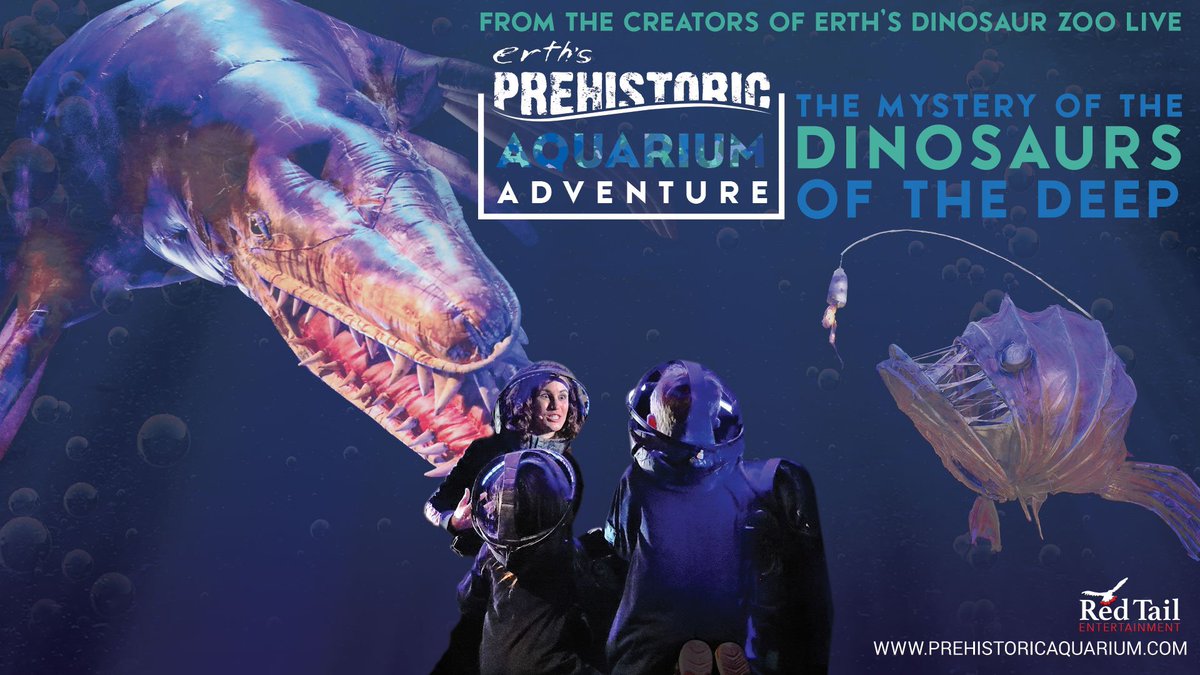 Don't miss our amazing FLASH SALE happening now -- April 3 and 4! Erth's PREHISTORIC AQUARIUM ADVENTURE comes to the JLC Mainstage this Sunday, April 7 ... $8 Tix/Students/Teen/Children; $18/Adult Tix. Buy online at clcillinois.edu/tickets, at 847/543-2300 or at JLC Box Office.