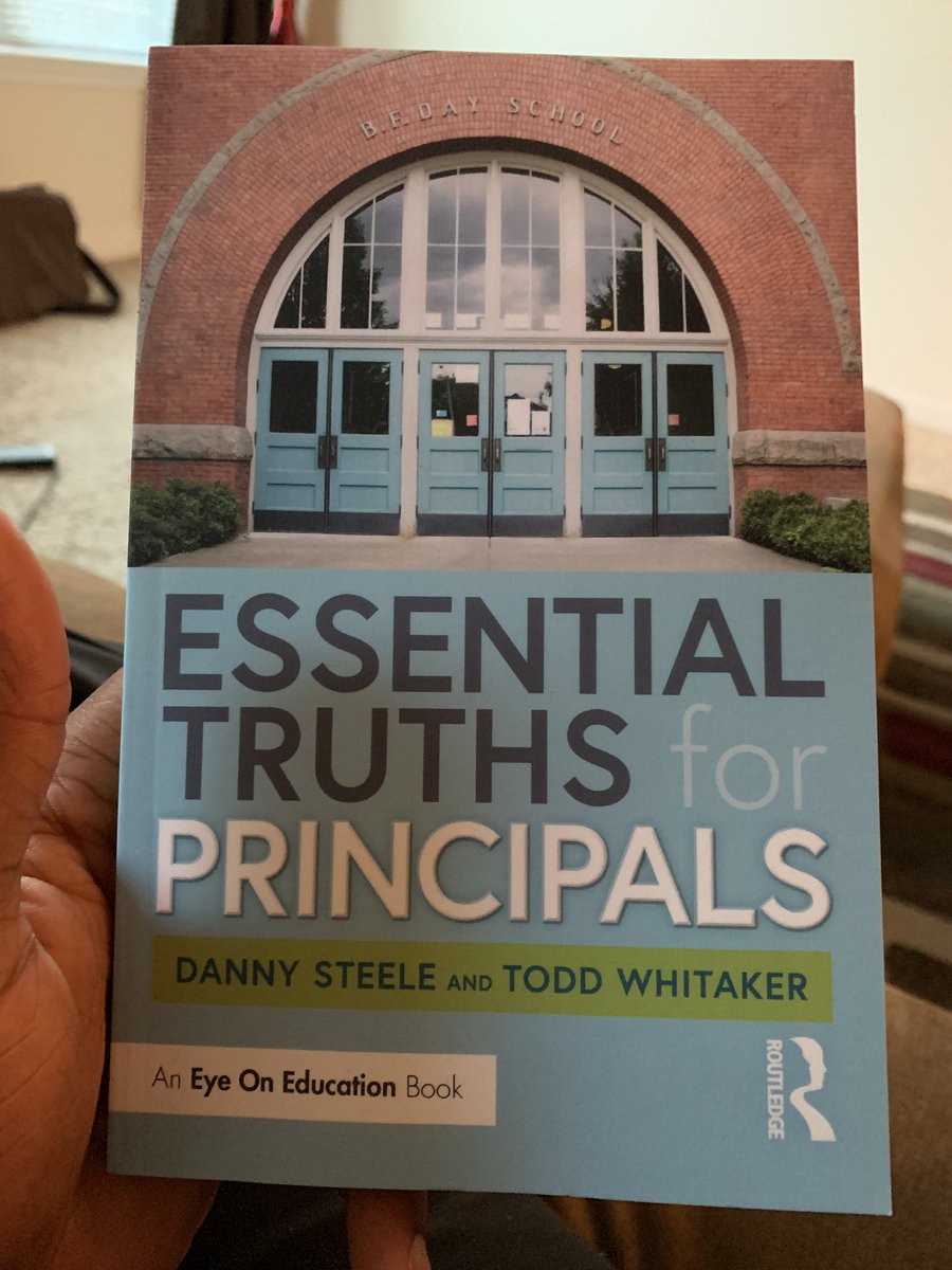 HSHS_Principal's tweet photo. “When the leader gets stressed, the other adults often get stressed. When leaders respond 2 the challenges of the day with grace&amp; a positive attitude, they help 2 set the tone 4 the day.” .@ToddWhitaker .@SteeleThoughts https://t.co/ry8czfSBvT