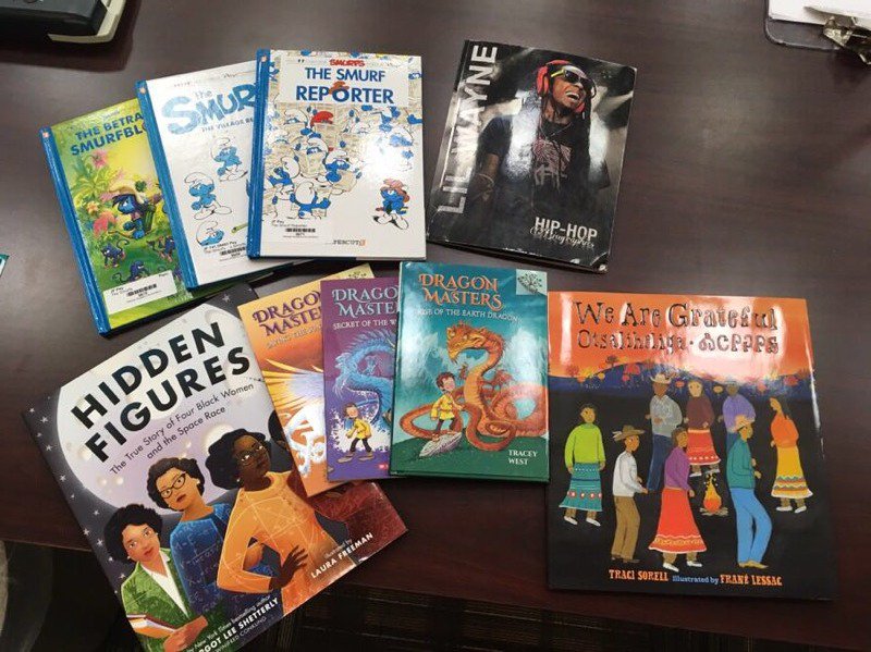 gab_library's tweet image. Excited about these new books!