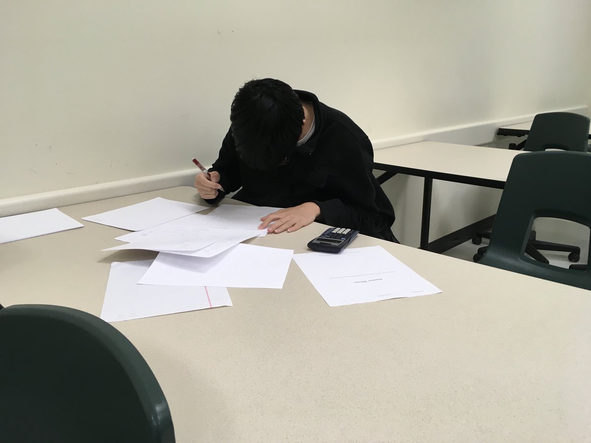 PhysicsGsst's tweet photo. Leo Murphy and Albert Guo gave up a part of their Spring Break to take the USA Physics Olympiad Qualifying exam.  Results in early May! #extramile #GSST #USA @AAPTHQ @NHGSST https://t.co/jEQeNnM9kS