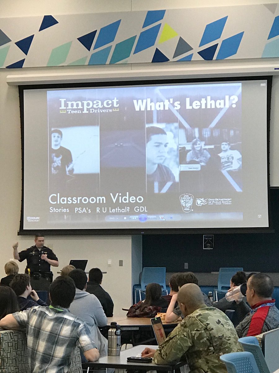 Reckless/Distracted driving not necessarily drunk driving is killing our teens behind the wheel? Thank you to our SRO  deputy ⁦<a href="/ElversonJoe/">Joe Elverson</a>⁩ for bringing this powerful message to our students today... #whatslethal #distracteddriving #NotTextWorthy ⁦⁦<a href="/DelCoSheriff/">Delaware County SO</a>⁩