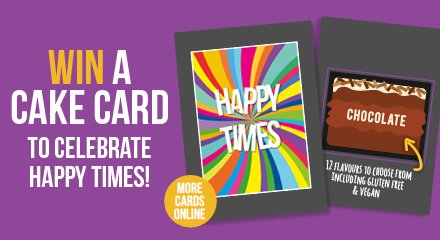 CakeCardUk's tweet photo. 🌸 WIN A 1 SLICE CAKE CARD 🌸 Celebrate happy times with cake in a card to send to someone special.
For a chance to WIN, simply Follow Us and RT! 😀
https://t.co/ufpv7H5gCN 
#CakeCard #Win #Giveaway #Competition #Card #Gift #Cake #Cards #happy #smile  @SpongeCakesLtd https://t.co/vxIBKrtEW4