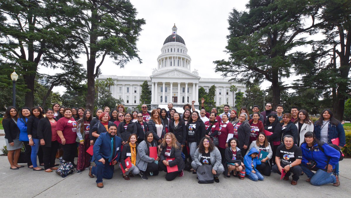 CHIRLA in Sacramento in the people's house #CHIRLAAdvocacyDay #TheGoldenPromise