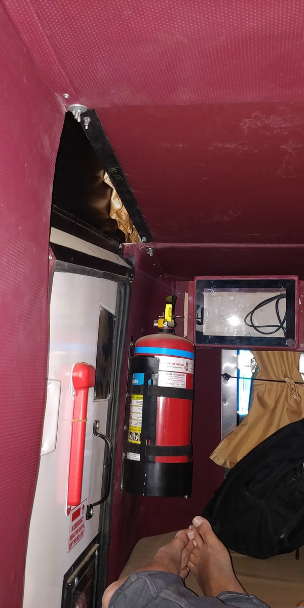 arvind5052's tweet photo. @goibibo The seat allotment was wrongly mentioned in the app. And the seat I am in has space and ventilation issues. It has all safety equipments loaded 

I am not sure if it is legally allowed @goibibo https://t.co/A6N1yxRAMe