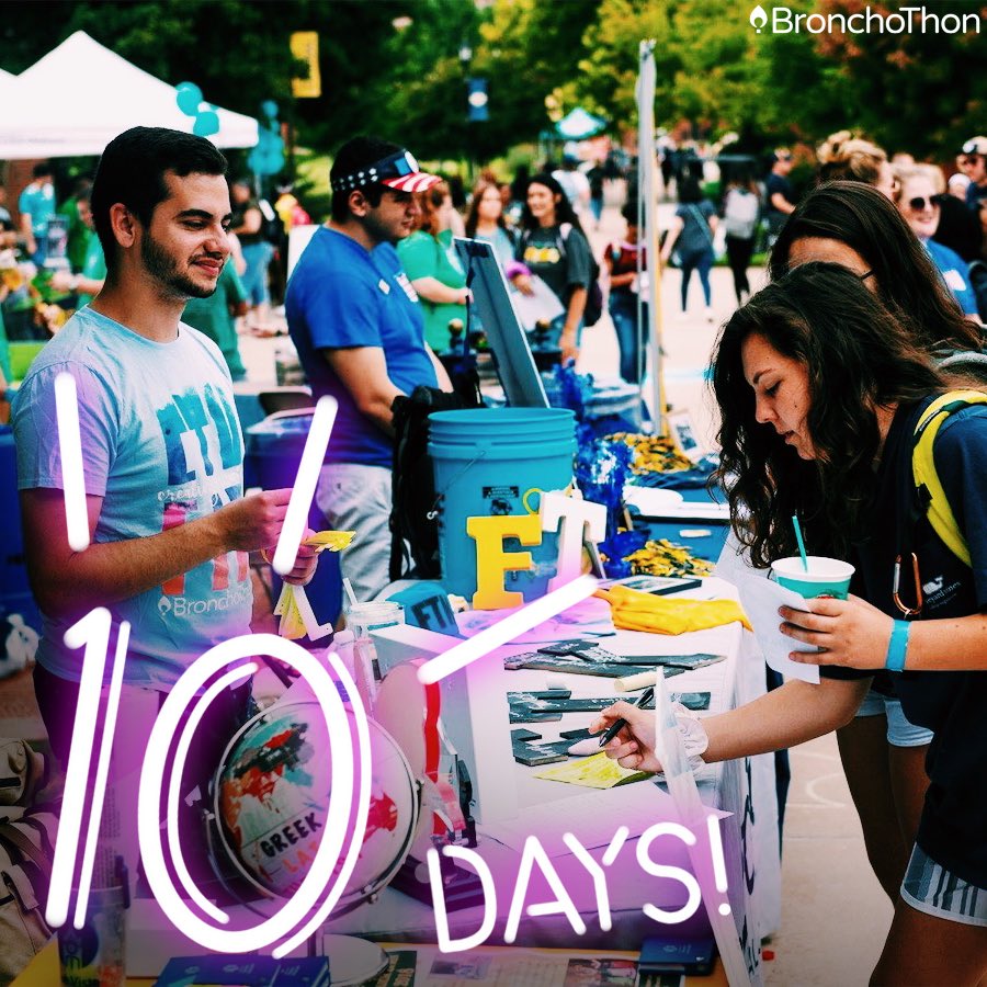 10 DAYS OUT! 10 days left to share your donor drives and make some HUGE miracles happen! #FTK