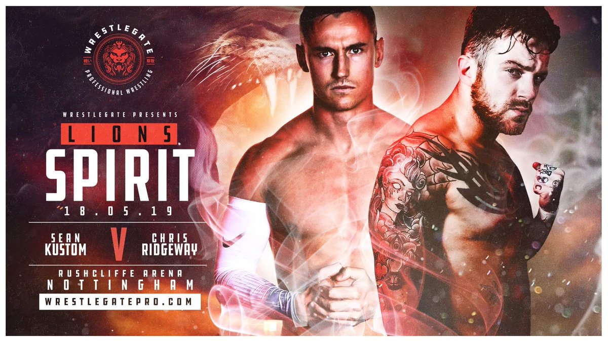 WrestleGatePro's tweet photo. 3 Matches Announced for Lions Spirit on May 18th in #Nottingham 

30 likes and we're give you 1 more before the weekend.

Tickets are selling fast via https://t.co/Kb1F35eTUC https://t.co/KiJn9Qj0zD
