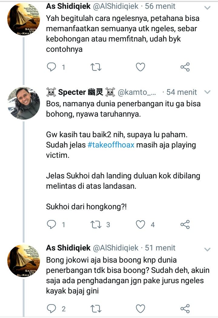 kujisa's tweet photo. @_TNIAU saran:

apa tidak sebaiknya TNI AU melaporkan secara resmi ke pihak berwenang akun @marierteman dan admin akun @Gerindra yg menyebar hoax&amp;mencemarkan Institusi TNI AU?

akun @AlShidiqiek ini bisa dipanggil&amp;menjadi satu alat bukti akibat hoax yg disebarkan tersebut.

terimakasih. https://t.co/6DvgrAF5J6