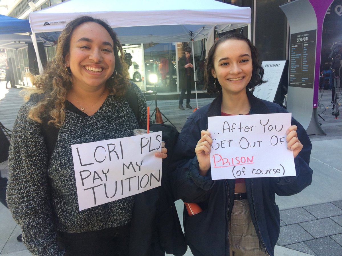 tedcooper's tweet photo. Panhandling for tuition! https://t.co/VtMFE3kfzv