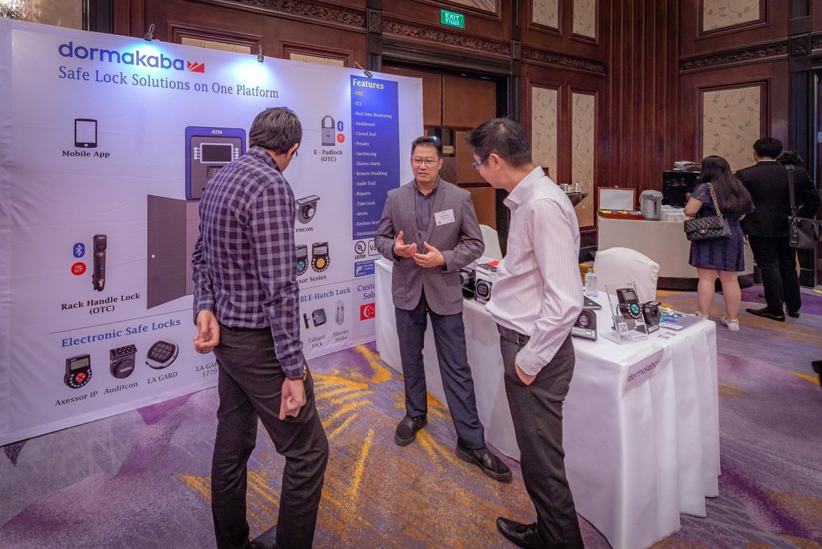 dormakaba's tweet photo. RT @RBRLondon: Active in security and access in over 50 countries, @dormakaba is in Bangkok for Self-Service Banking Asia 2019. Visit booth 15 and take a look at their solutions #ssba19 https://t.co/whocw4S6BJ