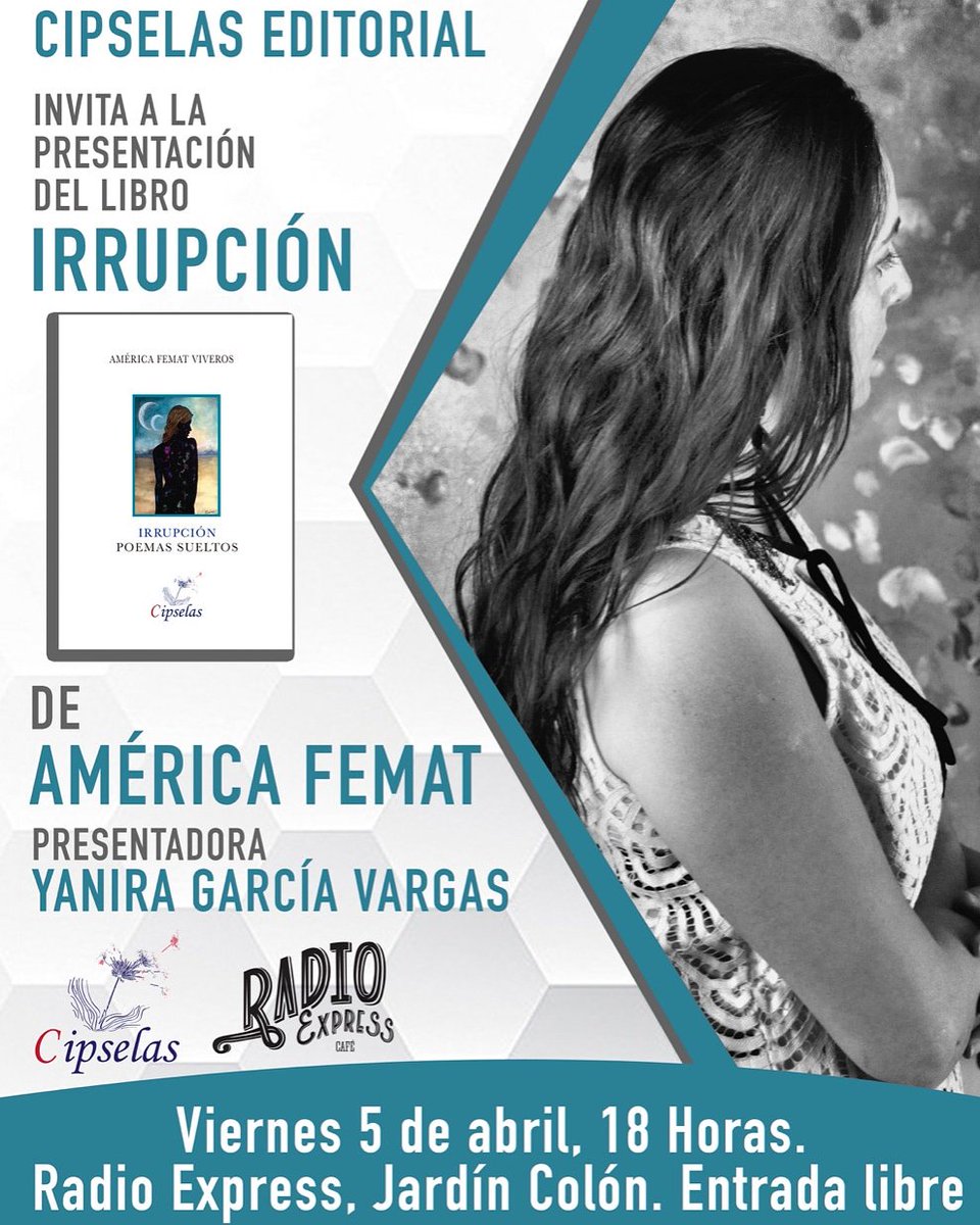 rocadusol's tweet photo. Y mañana; para seguir con los festejos a un año decía de su nacimiento, #Irrupción poemas sueltos de una servidora. Me hace los honores la poeta #YaniraGarcíaVargas Los espero en la Bella Airosa #Radioexpress #Poesía https://t.co/v25xp7sRJu