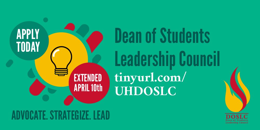 UHDOS's tweet photo. Good news: you can make direct change happen by joining the DOS leadership council
Even better: The application has been extended. Apply today! https://t.co/oueszuqli9