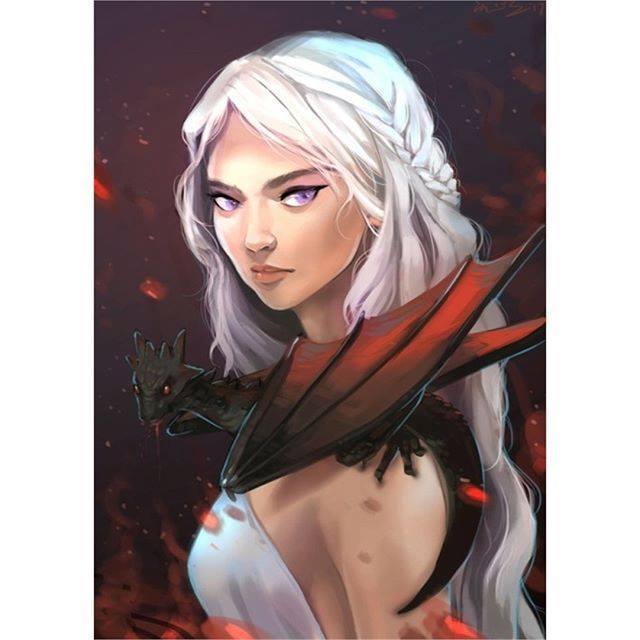 Game Of Thrones On Twitter Mother Of Dragons Game Of Thrones Fan Art By Minnie Zhou Gameofthrones Got Daenerys Khaleesi Jonsnow Gotart Gameofthronesart Daenerystargaryen Daenerys Targaryen Motherofdragons Dany Emiliaclarke