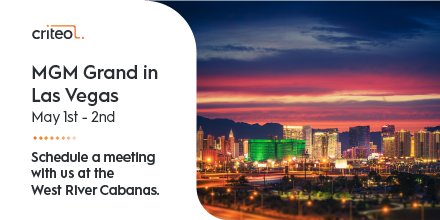 LouWRog's tweet photo. Reserve a meeting with the @criteo team at the West River Cabanas to learn how you can achieve success with our full funnel suite of mobile solutions: https://t.co/dMoFXHhRI5 https://t.co/qSAaucrYH9