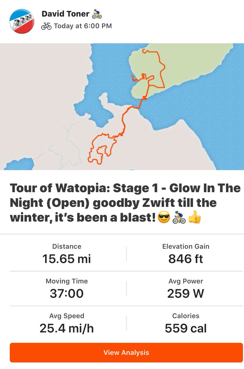 Cheers ⁦<a href="/GoZwift/">Zwift</a>⁩ for the winter training, it’s been a blast. Now ready for the great Scottish outdoors! ⁦See you again in the winter🤘 <a href="/CoyltonCC/">Coylton.CC</a>⁩ ⁦<a href="/AyrBurners/">AyrBurnersCyclingQTS</a>⁩ <a href="/AyrshireAlps/">AyrshireAlps</a>⁩ ⁦<a href="/GiantUK/">Giant UK & Eire</a>⁩ 😎🚴‍♂️💨