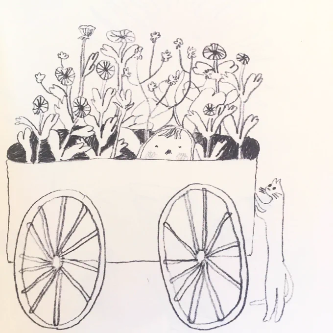 From a series of drawings about falling in love 