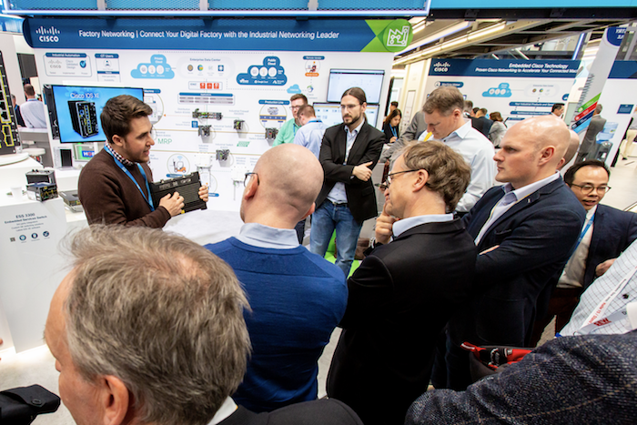 Pallavi2's tweet photo. {NEW BLOG} Cisco is bringing it all together at #HM19 in preparation for Industry 4.0. Read our new blog to see highlights of our IoT showcase at the show: https://t.co/YG68VzMfq3 #EnableIndustry #EnableIndustrie #CiscoIoT #IoT https://t.co/RmBRoLR3Y4