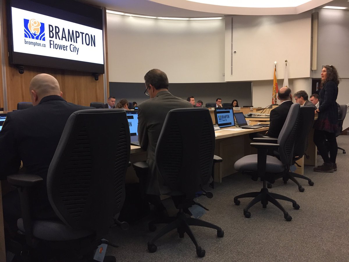 daylelaing's tweet photo. ⁦@LisaStokes66⁩ delegated ⁦@CityBrampton⁩ #hlrt let’s get going now, stop wasting time and money and bring rapid transit to Brampton https://t.co/LaE2fLoSRx