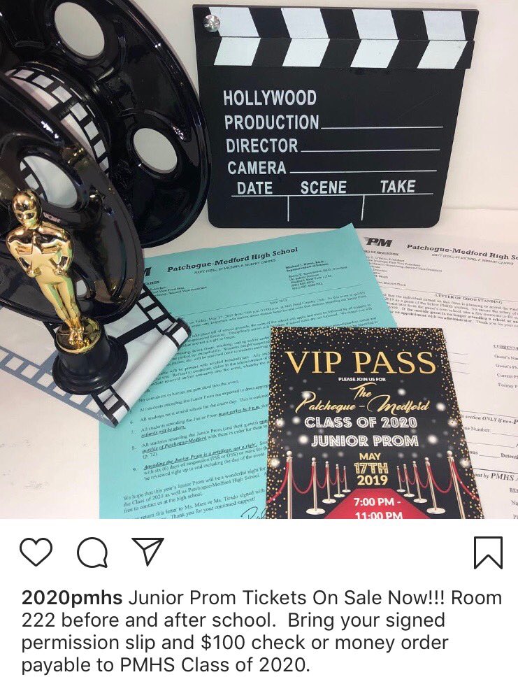 PMHSCLASSOF2020's tweet photo. JR Prom Tickets On Sale Now!!! https://t.co/8mUjBDuGU4