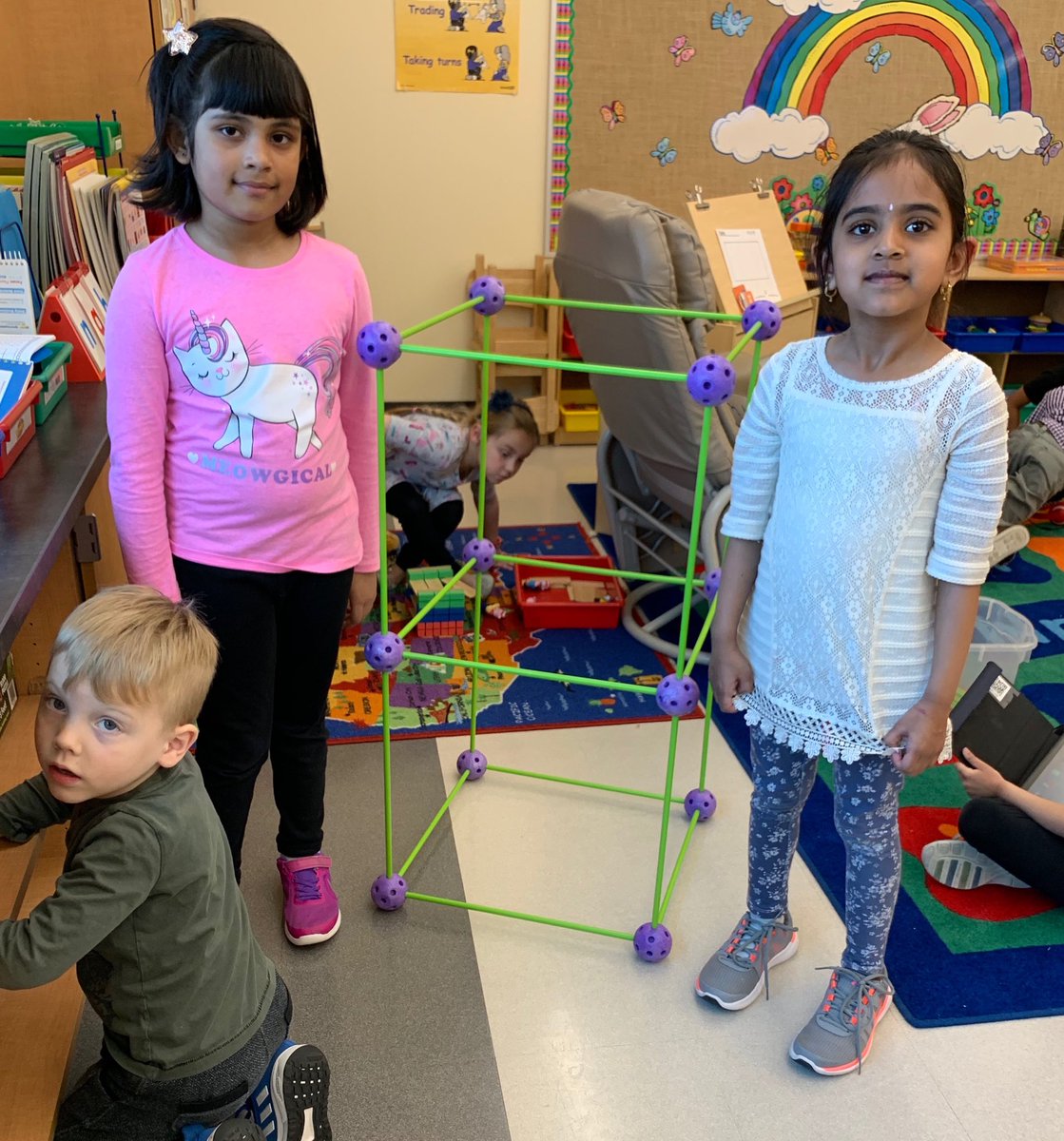 Making solid shapes-rectangular prism!